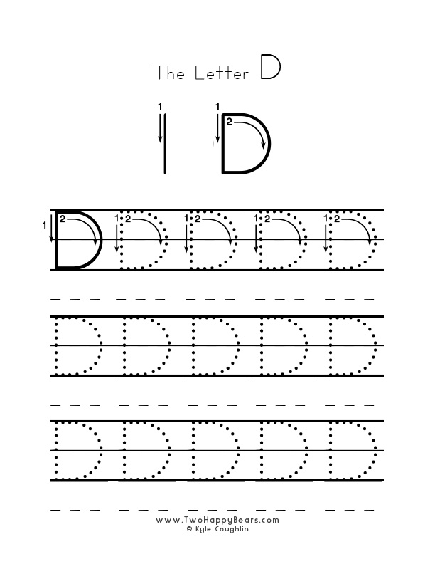 Learn the letter D with Fluffy and Ivy